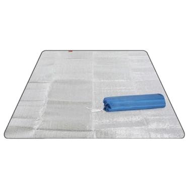Imagem de predolo Tapete de acampamento, lona de chão, almofada de alumínio, prática, profissional, dobrável e impermeável para piqueniques ao ar livre, 200cmx150cm