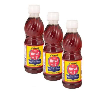 Imagem de Molho De Peixe Tailandesa Nampla Tiparos 300ml - (Kit com 3) - GW
