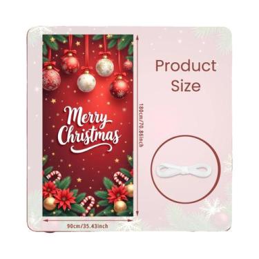 Imagem de Decorações De Natal Para Porta Do Papai Noel, Banner De Fundo Para Pre