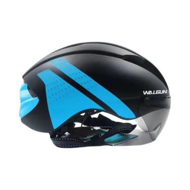 Imagem de Capacete De Bicicleta Unissex Com Lente Substituível Para Competição D