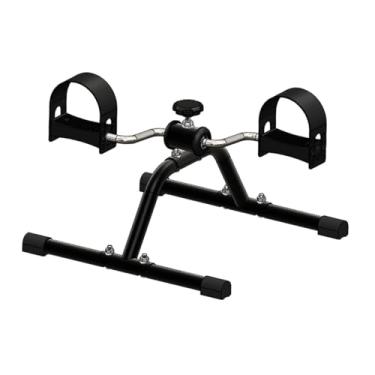 Imagem de Qraatosi Aparelho de Exercícios para Pernas com Pedal E Base Antiderrapante, Ideal para Exercícios Cardiovasculares em Casa Ou No Escritório, Preto