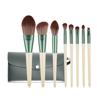 Imagem de Conjunto de pincéis de maquiagem Feiyxu com 8 peças de base de beleza macia para blush em pó