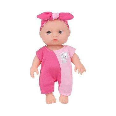 Imagem de Boneca De Bebê Realista De Vinil Lavável De 6 Polegadas Com Macacão, B
