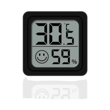 Imagem de Termômetro Digital LCD Interno, Higrômetro, Relógio De Mesa, Sensor De