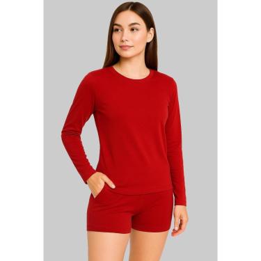 Imagem de Camisa Feminina Térmica Proteção UV50 Manga Longa Corrida e Treino-Unissex