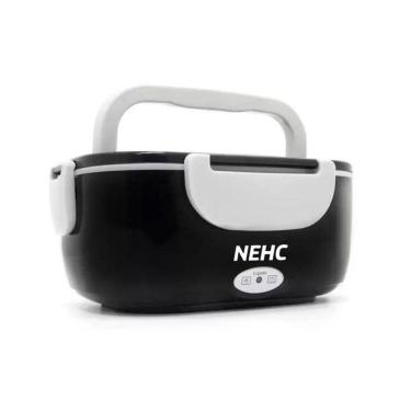 Imagem de Marmita Termica Eletrica 1,5l Portatil 220v Tomada E Carro 12v Preto