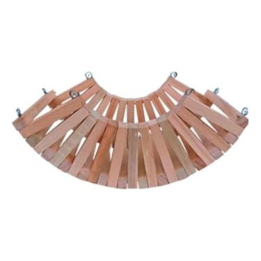 Imagem de Cachepot Rústico De Madeira Cesto Para Plantas Orquídeas