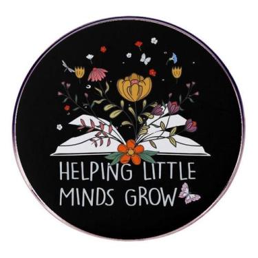 Imagem de Alfinetes de broche ajudando pequenas mentes a crescer em liga leve 3 