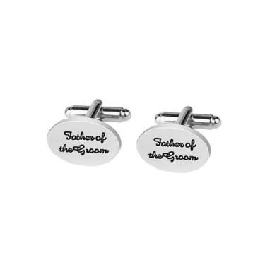 Imagem de Abotoaduras Father of the Groom Elegant Alloy Cuff Link - yiweisai