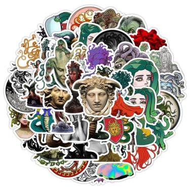 Imagem de Pacote de adesivos: Decalque de vinil inspirado na mitologia Medusa x5