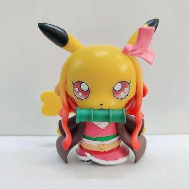 Imagem de Figura de ação Sajy Q Version Pikachu Anime Personagem 10-11 cm - Gloo