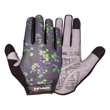 Imagem de Luva Bike Gel Dedo Longo Hermes 01935, Pt, Vdc, GG