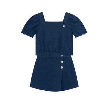 Imagem de Conjunto infantil menina texturizado Mundi