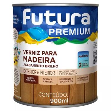 Imagem de Verniz Marítimo Brilhante incolor- 0,900 - futura tintas, Brilhante