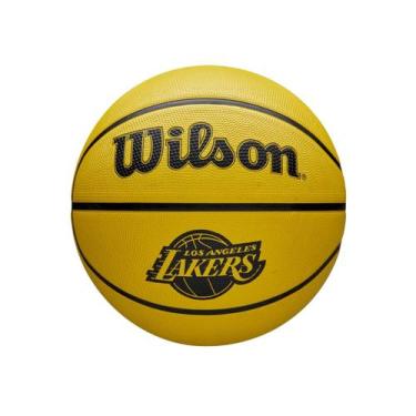 Imagem de Bola de Basquete Wilson NBA Team Tribute Solid LA Lakers N7