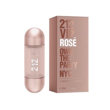 Imagem de Hair Mist 212 Vip Rosé Feminino 30ML para Cabelos Perfume Capilar 212 Vip Rosé Carolina Herrera