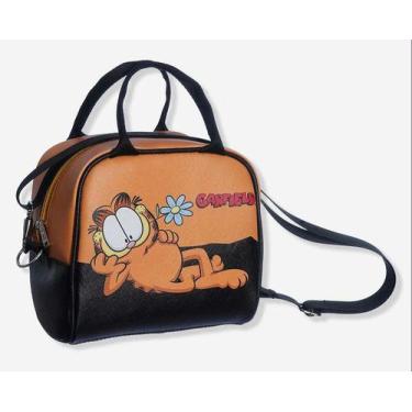 Imagem de Maleta Térmica Lancheira com alça Garfield Licenciada Cor:Laranja - Zo