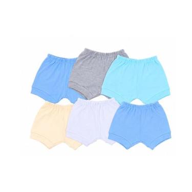 Imagem de Kit 6 Shorts Bebê Meninos Suedine Canelado Tamanho:M - Top Chot / Bras