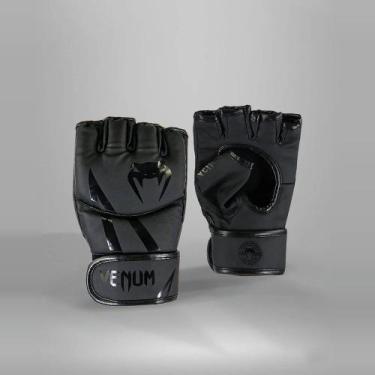 Imagem de Luvas MMA Profissional New Challenger EVO Black Black Venum Cor:PretoT