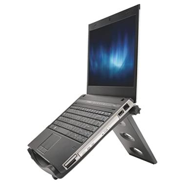 Imagem de Kensington Easy Riser Suporte de resfriamento portátil ergonômico para laptop (12"-17") para laptops, Chromebooks Macbooks e dispositivos Wacom – Cinza (K60112AM), cinza