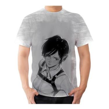 Imagem de Camisa Camiseta Mikasa Ackerman Anime Aot Anime - Estilo Kraken