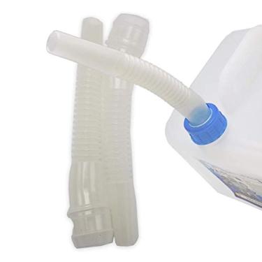 Imagem de Bico de funil WaterStorageCube pacote com 2 acessórios para recipientes de água dobráveis, jarros e transportadores com Spigot, ótimo para acampamento, ao ar livre, caminhadas, mochila e uso doméstico.