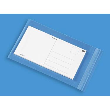 Imagem de Uline Envelopes de cartão A7 transparentes revendáveis 13,8 cm x 19,8 cm (5-1/2" x 7-1/2"), sacos de polipropileno para violoncelo, 1,5 mm (S-13259)