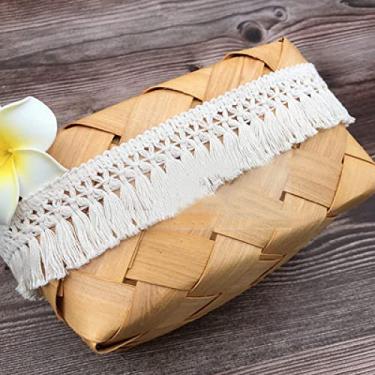 Imagem de 10 jardas bege diy 6 cm/8 cm borla franja algodão renda guarnição fita vestido latino palco vestuário cortina acessórios de costura, bege 4 cm, preço de 10 jardas