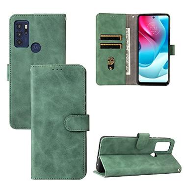 Imagem de For Motorola Moto G60S Solid Color Skin Feel Magnetic Buckle Horizontal Flip PU Leather Case with Holder & Card Slots & Wallet