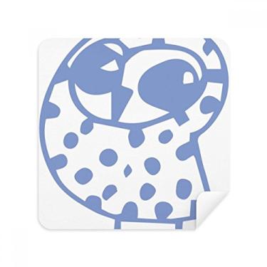 Imagem de Desenho animado sorrindo pássaro com inclinação protege animais óculos de estimação pano limpador de tela tecido camurça pacote com 2