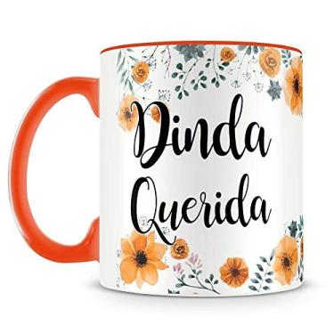 Imagem de Caneca de Porcelana Personalizada Dinda Querida - Amo Canecas