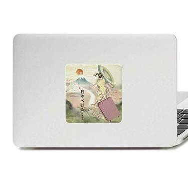 Imagem de Adesivo de vinil para laptop Mount Japanese Ukiyo-e Japão para decoração de PC