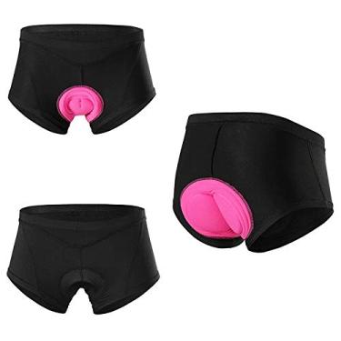 Imagem de Shorts Ciclismo Feminino Forro Espuma D60 Rosa Bike Mtb (200, P)