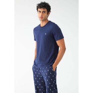 Imagem de Camiseta de Pijama Polo Ralph Lauren Logo Azul Polo Ralph Lauren 714844756002 masculino