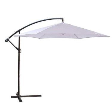 Imagem de Ombrelone Suspenso 3 Metros Branco Importway