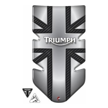 Imagem de Adesivo Protetor De Tanque Tank Pad Triumph Tiger 800 Cinza - Resitank