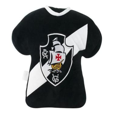 Imagem de Almofada Camisa Time 40x17x45cm - Vasco - Mileno
