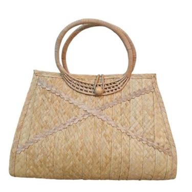 Imagem de Bolsa De Palha Moda Praia E Piscina Grande - Primavera Verão - THOMAZI