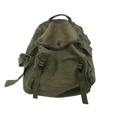 Imagem de Bolsa tiracolo feminina masculina de lona para escola, estética, Hobo, vintage, Harajuku, hippie, bolsa de ombro, Verde, 30*22*33cm (Lx W x H)/11.8*8.7*12.9in