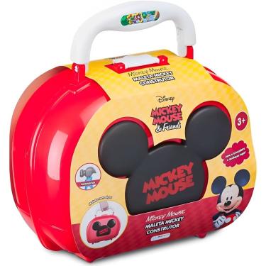 Imagem de Maleta Mickey Construtor Kit Com 8 Ferramentas De Brinquedo - Multikids