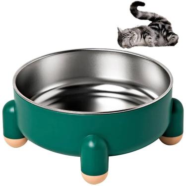 Imagem de Comedouro Elevado Gato Cachorro Cao Animal de Estimaçao Raçao Tigela Removivel