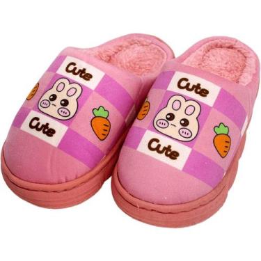 Imagem de Pantufas Infantil Animais Chinelo De Inverno Sapato Pelúcia - Genérico