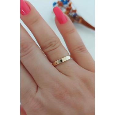 Imagem de Anel Aliança Prata De Lei Com Aplique De Ouro - Dália Maria Joias