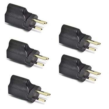 Imagem de Ceptics Adaptador De Tomada Viagem Switzerland Sev 1011, Compatível Com Nema 5-15R - Certificado Etl Grau Industrial (Ig-11A-5Pk)