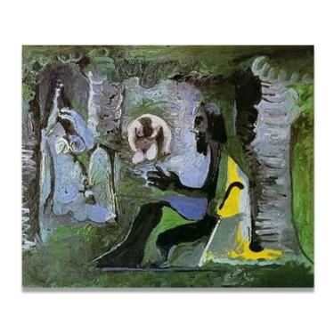 Imagem de Murais The Luncheon On The Grass Diego Rivera – Arte de realismo socialista mexicano, muralista do século 115, coleção clássica do museu de Nova York para decoração de casa 60 x 72 cm