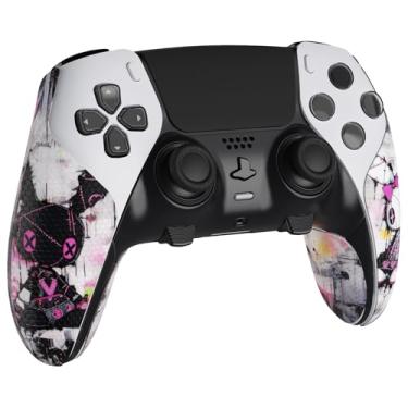 Imagem de PlayVital Anti-Skid Sweat-Absorbent Controller Grip for ps5 Edge Wireless Controller, Textured Soft PU Handle Grips Anti Sweat Protector for ps5 Edge Controller - Lovely Punky Bunny