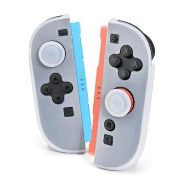 Imagem de DLseego Capa protetora para controles Nintendo Switch 2 Joy Con, 1 par de capa de silicone macio de TPU (poliuretano termoplástico) portátil, capa de cor pura, adequada para o modelo 2025 Joy Cons