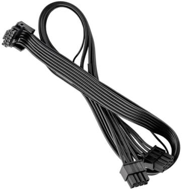 Imagem de lilila-ree Cabo PCI-e 12VHPWR 90 graus angular 600W PCIe 5.0 Dual 8 pinos para 16 pinos para EVGA G/G+ / P/P+ / T - Type-B RTX4090/RTX4080/RTX4070/RTX4060/RTX3090ti