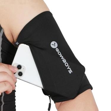 Imagem de RAKSONIC Braçadeira De Corrida Para Homens E Mulheres, Pulseiras Universais Telefones Abaixo 20 Cm, Celular À Prova D'Água Caminhadas, Corrida, Ciclismo, Escalada (Preto P)