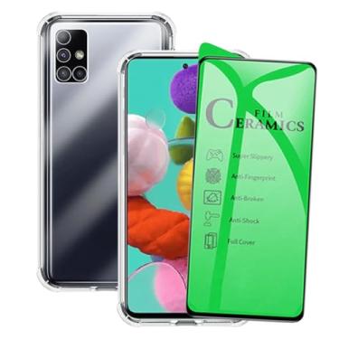 Imagem de Capa Capinha Anti Impacto e Película Premium 9D Cerâmica Compatível Com Samsung Galaxy A51